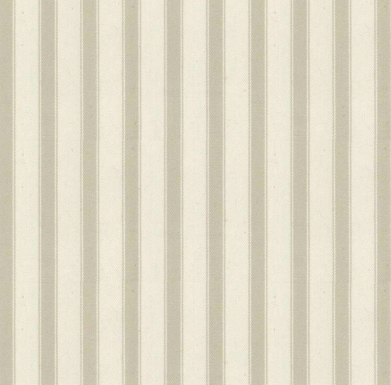 2.5 Seater Classic Skirted Sofa in Ticking Stripe