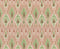 GP & J Baker, Ikat Bokhara, Rose / Green