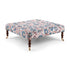 Large Square Floral Footstool, Coffee Table Style