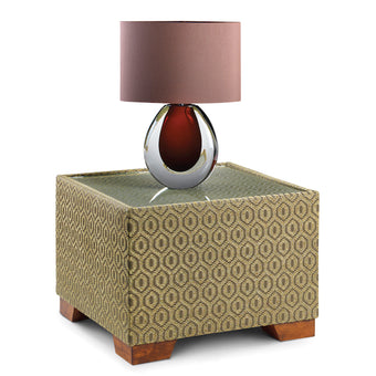 Glass Top Side Table