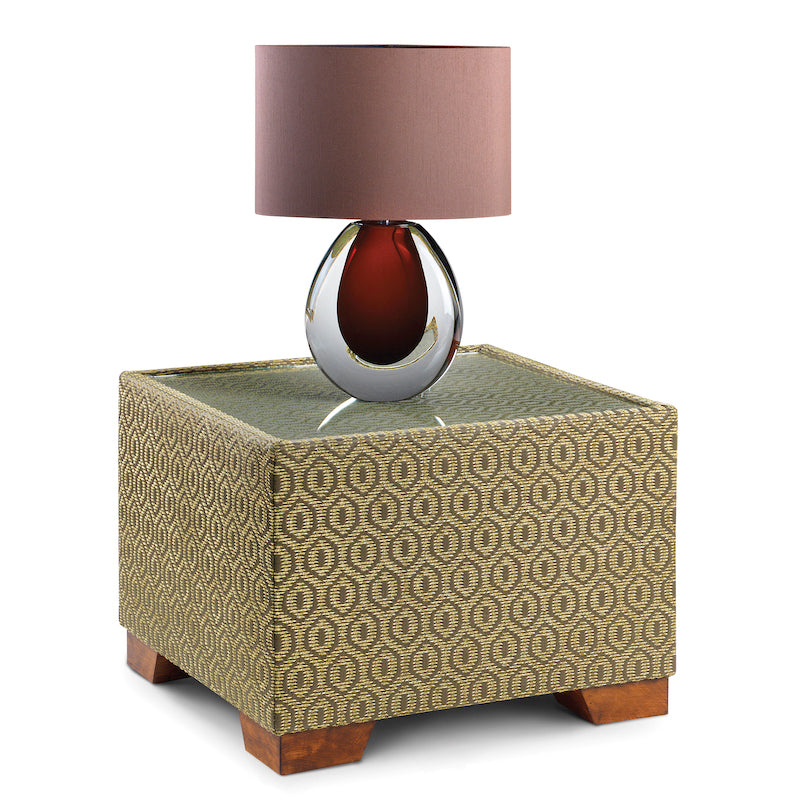 Glass Top Side Table