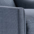 Contemporary Armchair in Rustic Linen