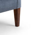 Contemporary Armchair in Rustic Linen