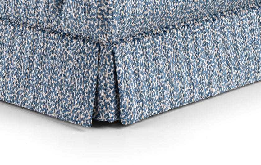 Howard Armchair with Kick Pleat Valance