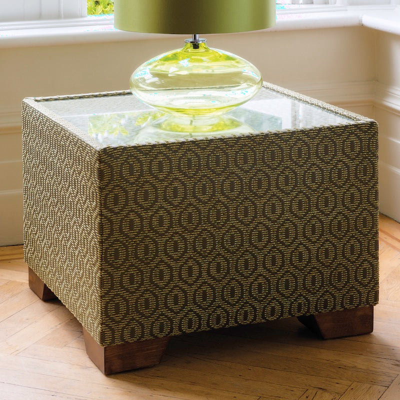 Glass Top Side Table