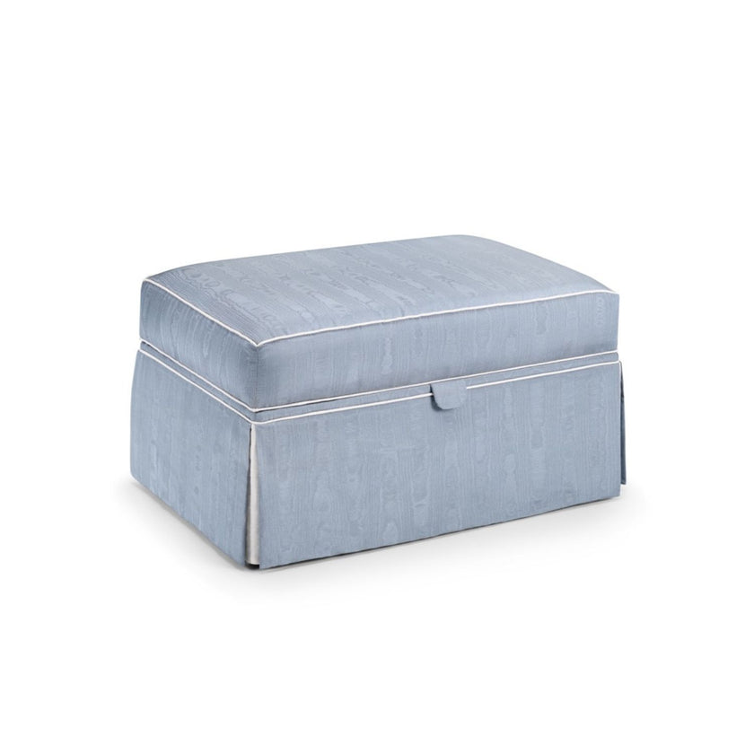 Storage Ottoman with Valance