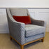 Modern Armchair in Small Scale Pattern 2