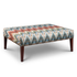 The Fortnum Stool, in a Stunning Flamestitch Wool by Teyssier