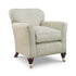 The Lucia, Small Occasional Armchair in Fermoie Wicker Linen