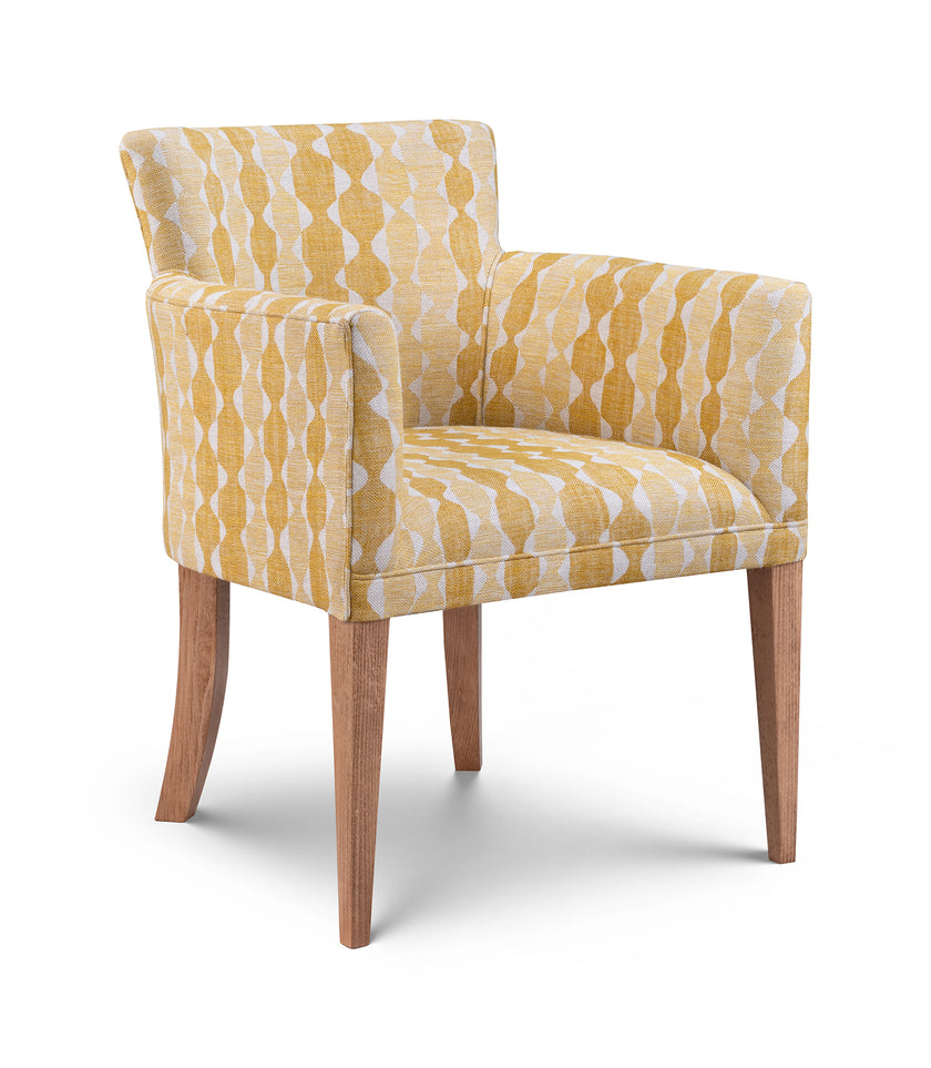 The Belle Chair, in Fermoie Whittle Linen