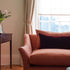 Georgian Sofa, Large 3 Seater Sofa in Plain Linen Blend