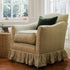 Pretty Chair with Frill Skirt in Geometric Linen