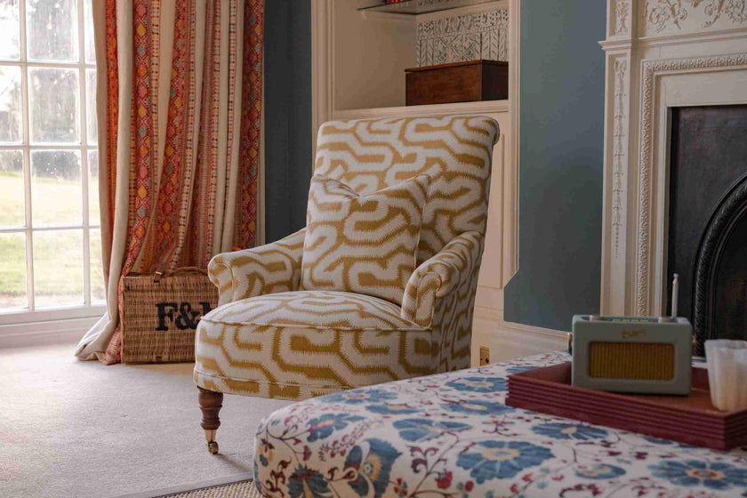 Fireside Chair with Plain Back