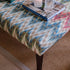 The Fortnum Stool, in a Stunning Flamestitch Wool by Teyssier