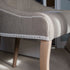 Side Chair in Linen with Trims
