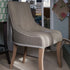 Side Chair in Linen with Trims