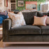 2.5 Seater Sofa in Rich Green Velvet