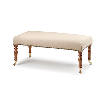 Turned Leg Footstool