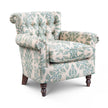 The Emelia, Occasional Chair in Damask Style Print