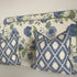 Upholstered Headboard in Blithfield Somerset Blue/Green - Kingsize