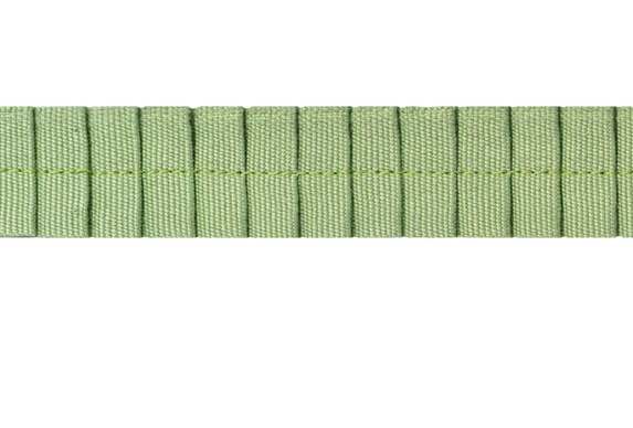 Scatter Cushion in Green Velvet with Trim